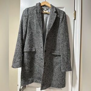 Jcrew Tweed Overcoat